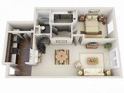 1BR/1BA