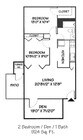 2BR/1BA