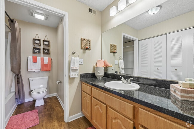 Sail - 2BR, 2BA - 884SF - Primary Bathroom - Sun Chase Apartment Homes