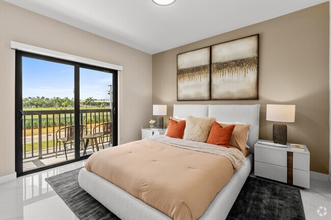 2BR, 2BA - 890SF - Primary Bedroom