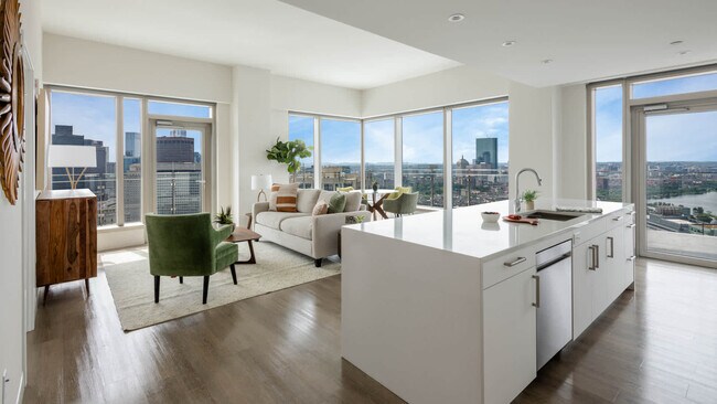 Living Room with Hard Surface Flooring