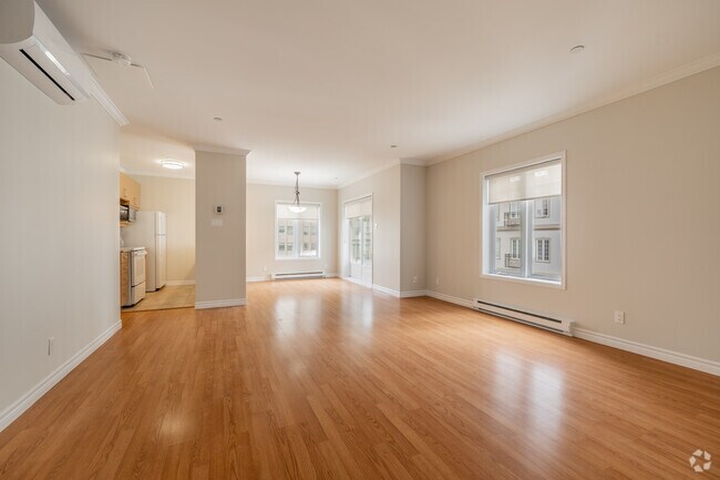 2BR, 1BA - 1,200SF - Living Room - Heritage Lofts I&II