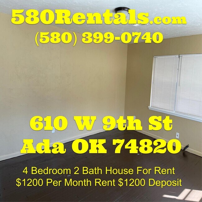 610 W 9th St Rental House Rental in Ada, OK