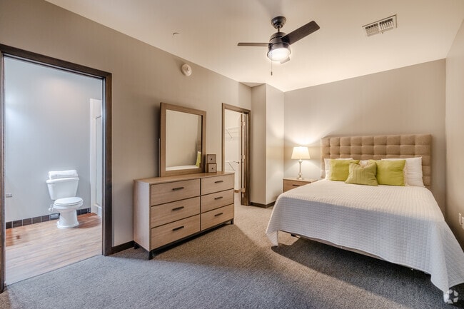 1BR, 1BA - 935SF - Bedroom - Colorado Derby Lofts