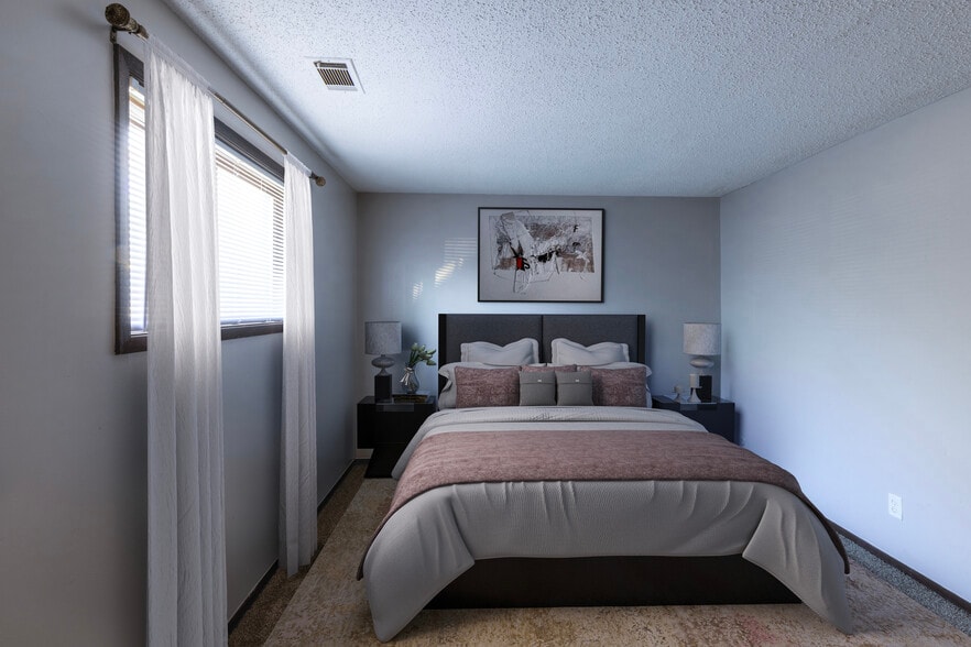 Staged Bedroom