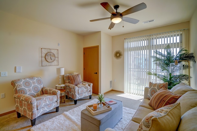 1BD Indigo- Living Room - The Abbey