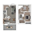 2 BD / 1.5 BA - 1,076 SF