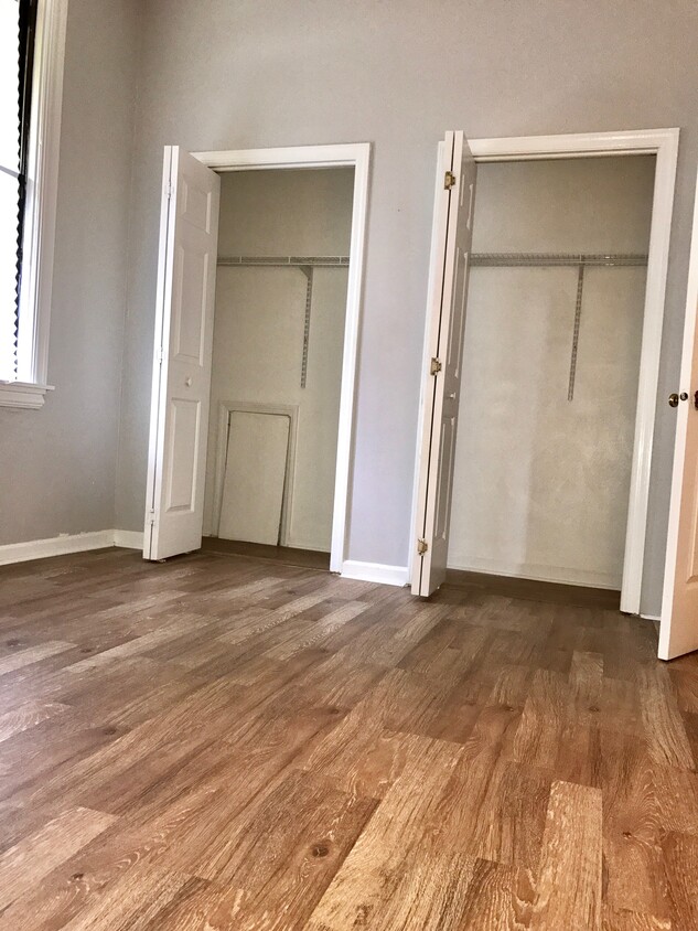 Bedroom and double closets - 1416 Sheffield St (Pittsburgh, PA)
