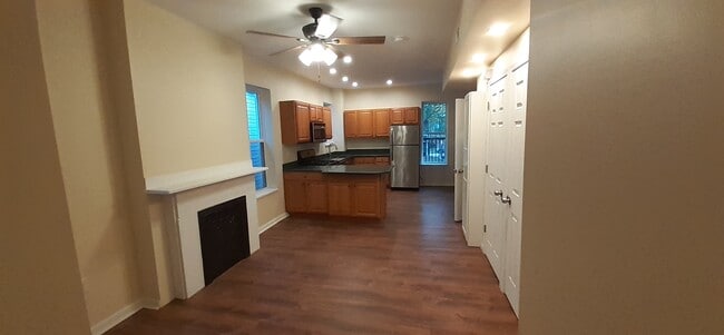looking back at kitchen from door of front bedroom - 7718 Brashear St Unit 201