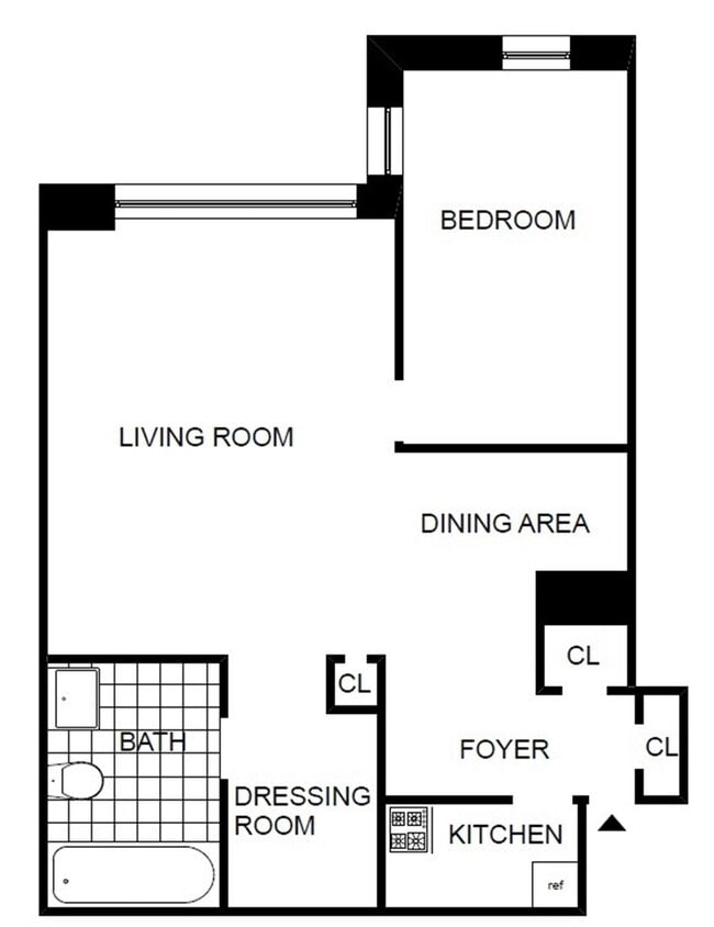 Floor plan - 135 E 54th St Unit 16F