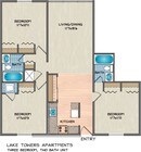3BR/2BA