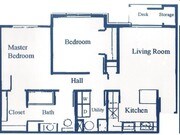 2BR/1BA