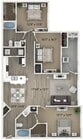 Three Bedroom Floor Plan