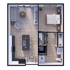 1 Bedroom x 1 Bathroom
