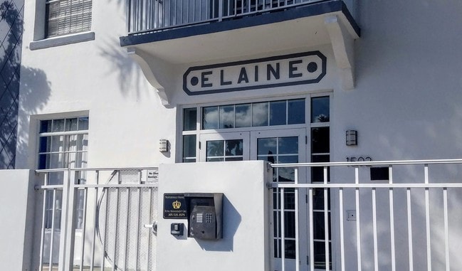 Front of historic Elaine building - 1502 Jefferson Ave Unit 205