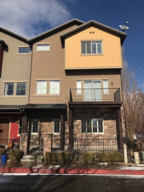 Front View - 103 W Canley Vale Ln Townhome