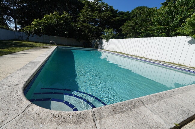 Fenced yard
