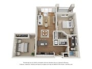 One Bedroom Flex w/Den - B5