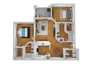 2 dormitorios | 2 baños | 100 metros cuadrados