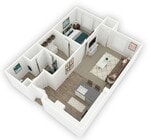 1B | 1x1 | 693 sq ft