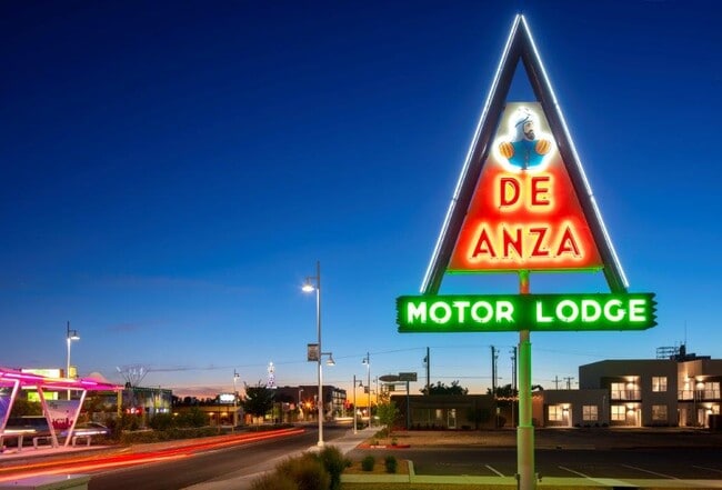 De Anza Motor Lodge Sign