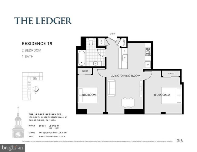 Building Photo - 150 S Independence Mall W Unit 519 Rental