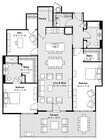 Elegant 2 BR Den + Terrace, Gas Cooking