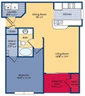 1BR/1BA