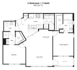 Floorplans-2BR-3BA-Glacier-2-Ivy-Town