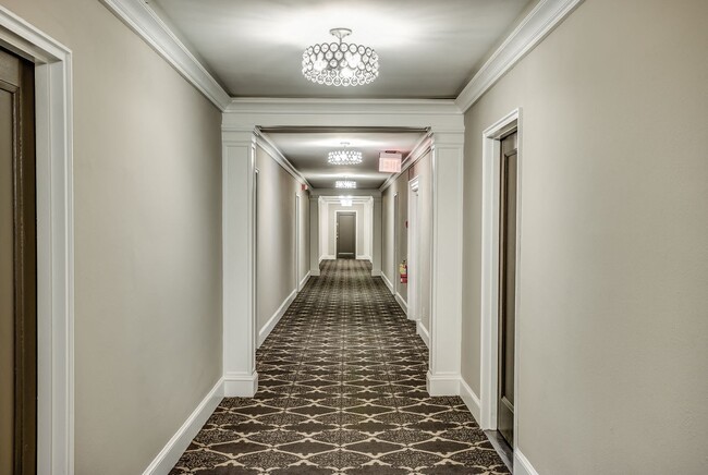 Renovated hallways