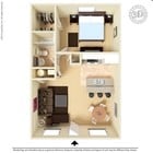 1BR/1BA