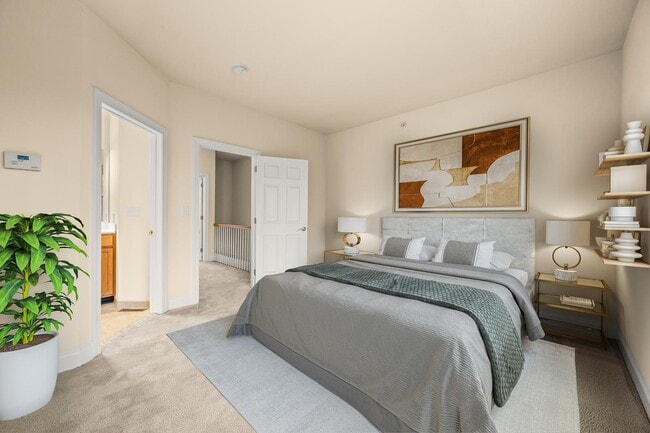 Spacious bedroom