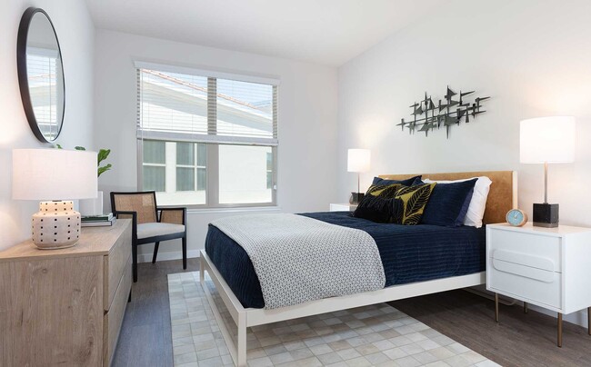 Upgrade Collection bedroom with hard surface flooring