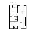 A2.1 floor plan Addison