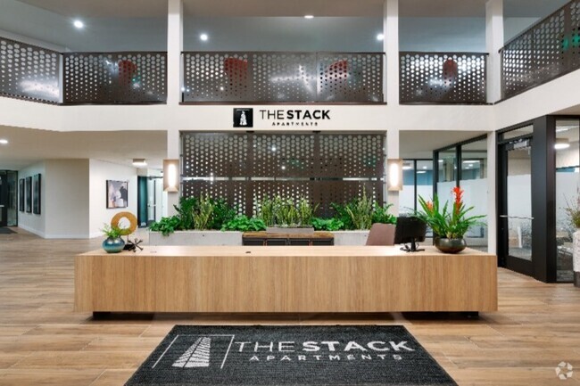 Reception Desk - The Stack Apartments