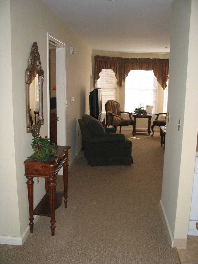 Hall area - open floorplan