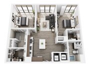 B2 floor plan Harrison Residences