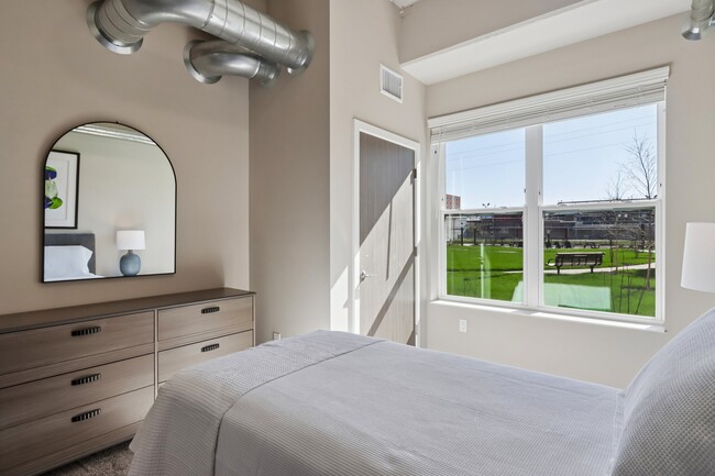 The View at Huxley Yards Apartments in Madison, WI Bedroom with Window