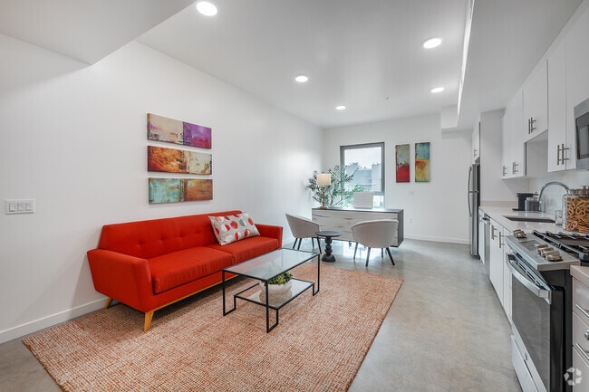 Studio - 447SF - Living Room