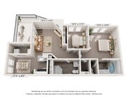 2x2 1,000 sqft
