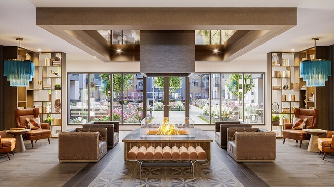 Salón para residentes de Harlan Modern