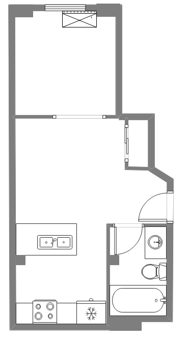 Photo - Junior One-Bedroom with Amazing Views in a... Unit 407