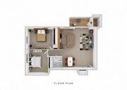 2 Bedroom Open