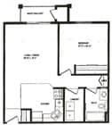 1BR/1BA