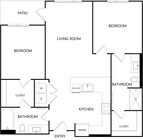 B3 floor plan Allaso Olivine