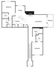The Ridgedale 2 bedroom 2 bathroom 1600 sq ft apartment home at The Kendrick located in Atlanta, GA 30324