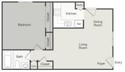 Coltrane 1 bedroom