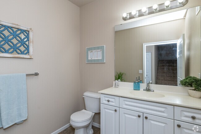 2BR, 3BA - 1,515SF - Third Bathroom