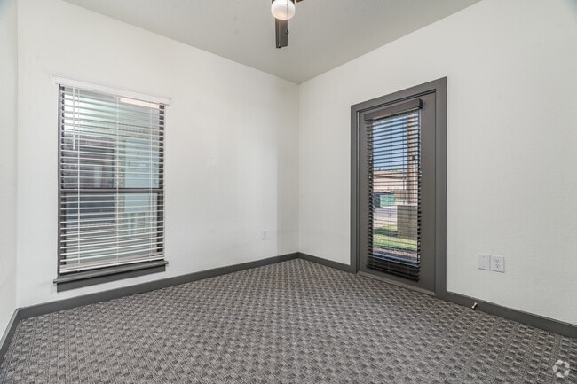 3BR, 1BA - 977SF - Primary Bedroom - The Talon