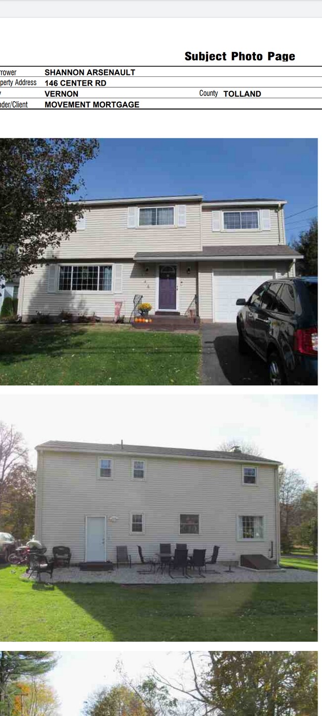146 Center Rd Rental For Rent in Vernon, CT